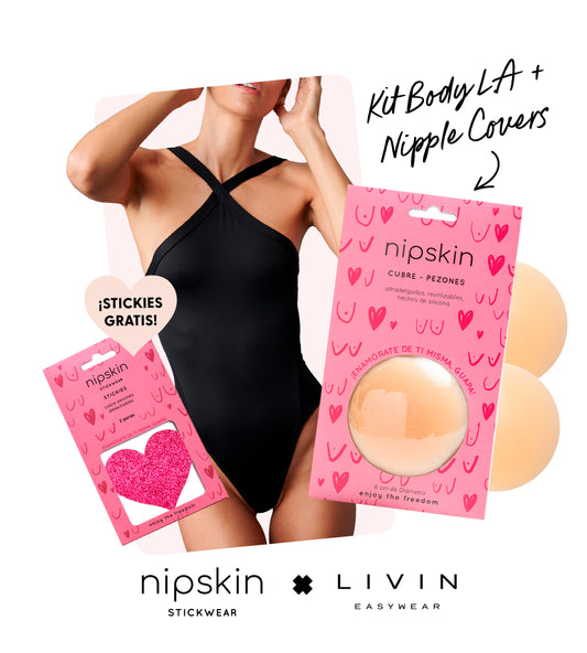 Nipskin nipple covers + Livin body LA